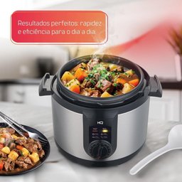 Panela de Pressão Elétrica Multifuncional Hq 5l Inox 110v - 4