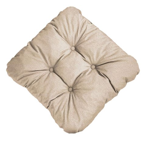 Kit 2 Almofada Impermeável 40x40 Assento Externa Acquablock - 233 - Lisato Bege - Liso