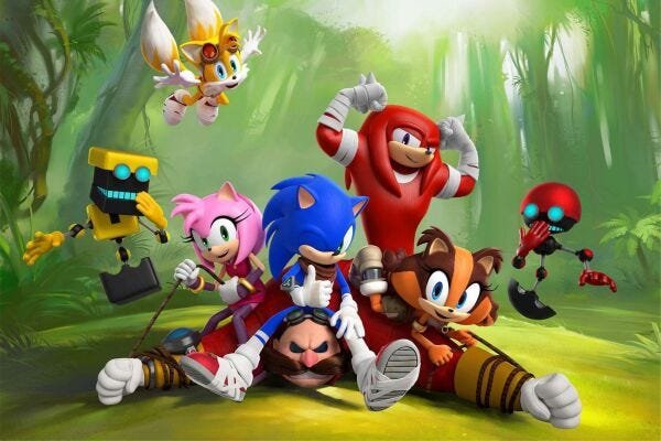 Painel de Festa Sonic Boom #01 - 180x120 - 1