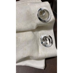Cortina no Linho Absoluto Off White - 1,35l X 2,50a - 2