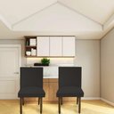 Ver imagem 6 de Kit 08 Cadeiras Para Sala De Jantar Tóquio Pés palito Suede Marrom - D'Classe Decor