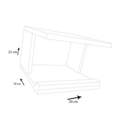 Suporte para Bike Preto em Mdf - 2