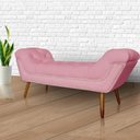 Ver imagem 3 de Conjunto Sienna Cabeceira e Recamier Solteiro 90 cm Suede Rosa