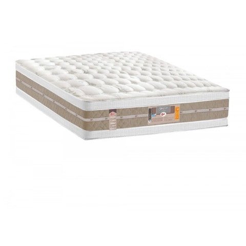 Colchão Queen Castor Mola Pocket Silver Star Air Double Face 158x198cm