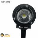 Ver imagem 2 de Luminária Espeto Jardim 5w Led Cob 6000k Branco frio Ip65