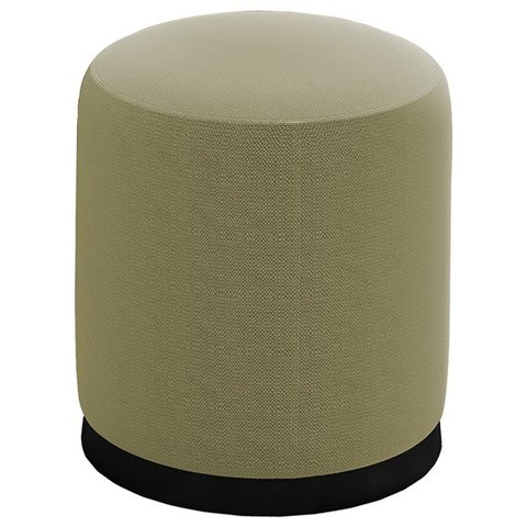 Puff Puf Para Sala Base Metal Saien Linho SL 75 Peer