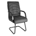 Ver imagem 1 de Poltrona Diretor Base Fixa em S Linha Lyon