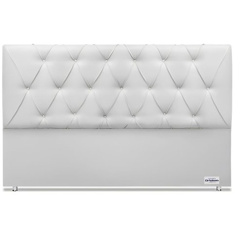 Cabeceira Murat Branco Super King 8x195x120cm - 1050393498 - Ortobom
