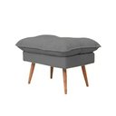 Ver imagem 2 de Puff Inglaterra Decorativo para Sala Quarto Linho Rústico