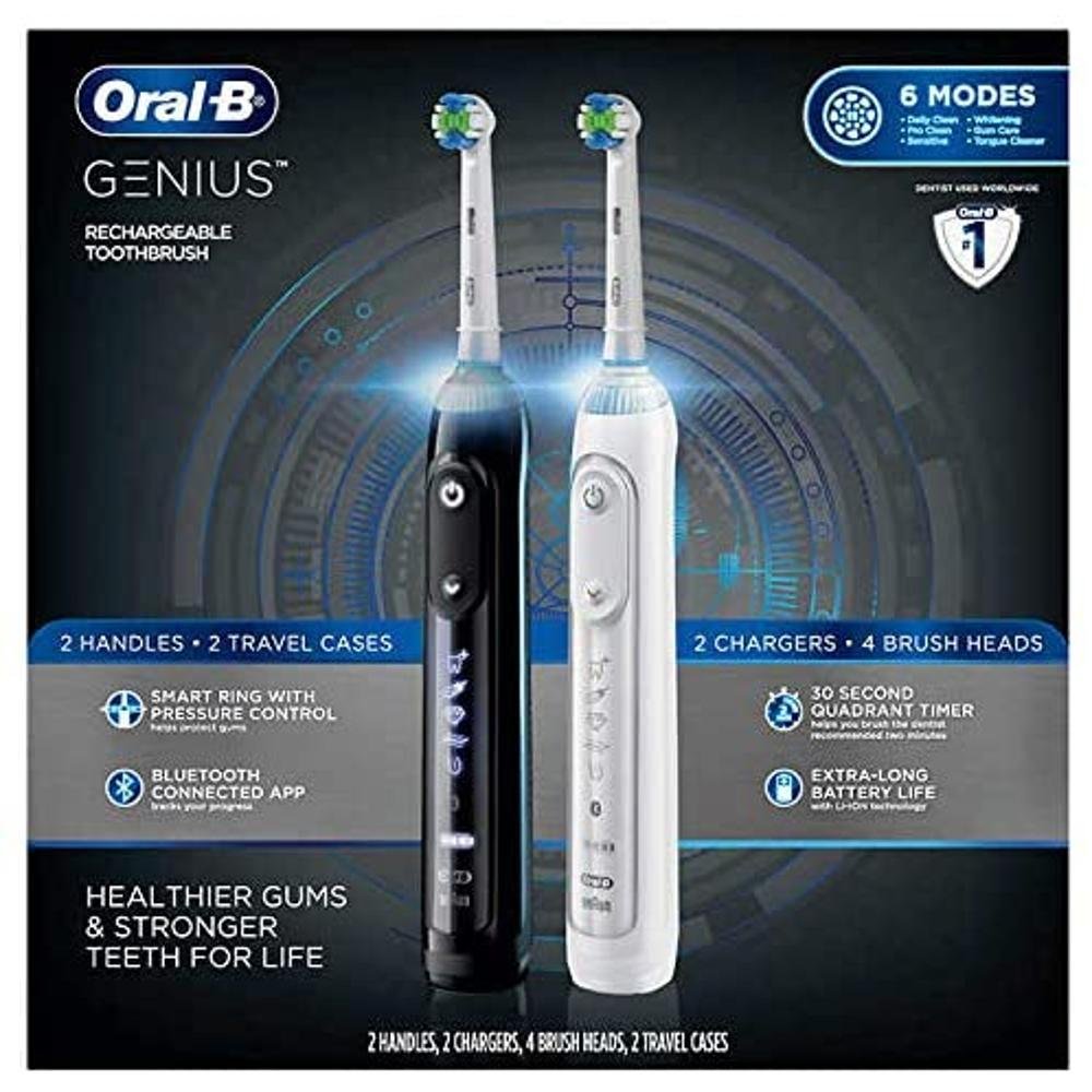 Oral-B Genius Escova de dentes Recarregável - pack 2 - 4
