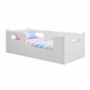 Ver imagem 2 de Cama Infantil Juvenil Branca para Crianças Menina Menino Bebe