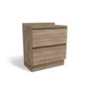Ver imagem 1 de Balcão de Cozinha Maxxi G755 2 Gavetas C-tampo 80cm Nogal-nogal - Kappesberg