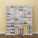 Ver imagem 6 de Sapateira Grande 9 Prateleiras Organizador Porta Treco Brinquedos Armario Ajustavel Multiuso Praia