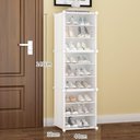 Ver imagem 7 de Sapateira Grande 9 Prateleiras Organizador Porta Treco Brinquedos Armario Ajustavel Multiuso Praia