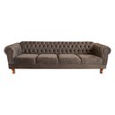Ver imagem 1 de Sofá Chesterfield Capitone Duque CINZA CAMURÇA / DECORAÇÃO / SALA