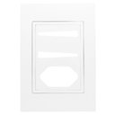 Ver imagem 1 de Placa 4x2 2 Interruptor 1 Tomada com Suporte - Rvb-1300/79 - Ravenna Placa 4x2 2 Interruptor 1 Tomad