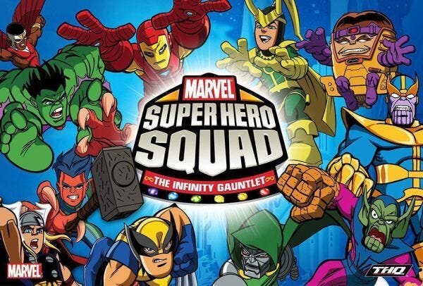 Painel de Festa Super Hero Squad #04 - 300x160 - 1