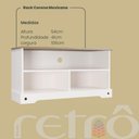 Ver imagem 4 de Rack Tv Corona Mexicana Creme-carvalho