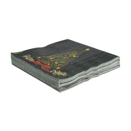 Guardanapo Descartável Home Style Natal Pinheiro 33 Cm X 33 Cm - 2