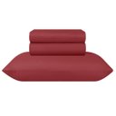 Ver imagem 1 de Jogo Lençol de Cama Solteiro 3 Peças Malbec