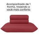 Ver imagem 3 de Jogo Lençol de Cama Solteiro 3 Peças Malbec