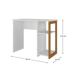 Mesa de Computador Monalisa Branco - 4