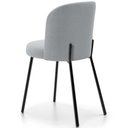 Ver imagem 7 de Kit 4 Cadeiras Sala de Jantar Estofada Gavi L02 Bouclê Cinza - Lyam Decor