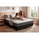 Ver imagem 2 de Cama Box Crc Queen + Colchão Molas Pocket Castor System Class 158