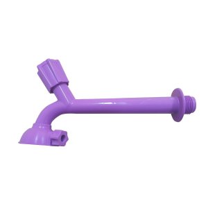 Torneira de Pia 1/2 17cm com Chuveirinho Prime Taivi Roxa