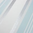 Ver imagem 5 de Papel de Parede Listrado Azul e Branco Vinilico Lavável+ Cola para Aplicação