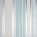 Ver imagem 2 de Papel de Parede Listrado Azul e Branco Vinilico Lavável+ Cola para Aplicação
