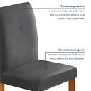 Ver imagem 7 de Conjunto Sala de Jantar 4 Lugares Retangular Tampo MDF Mesa Carol com Cadeiras Espanha