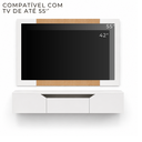 Ver imagem 2 de Painel com Rack Funcional para TV - Fit 136