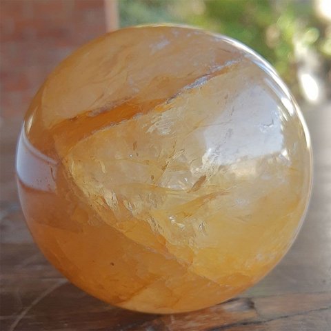 Bola - Quartzo Hematoide Cristal Quartzo Hematóide