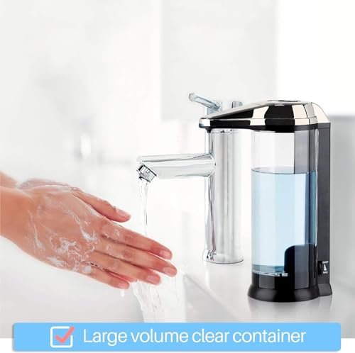 Secura Dispensador Automático de Sabão Líquido 17oz com Controle de Volume (níquel Escovado) - 2