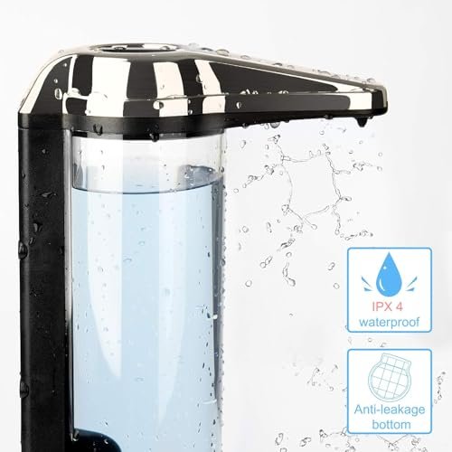 Secura Dispensador Automático de Sabão Líquido 17oz com Controle de Volume (níquel Escovado) - 6