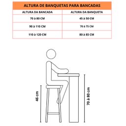 Banqueta Americana Baixa Cozinha Balcao Bar Gourmet de Junco:sucupira/marrom - 6