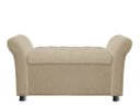 Ver imagem 2 de Recamier Bau Egeo 120x Corino Bege - Dominic Decor - Bege - Bege