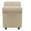 Ver imagem 3 de Recamier Bau Egeo 120x Corino Bege - Dominic Decor - Bege - Bege