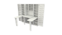 Ver mais imagens de Armário Multifuncional Ateliê M3 Estação Scrapbox Vetorial Móveis