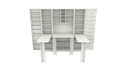 Ver imagem 4 de Armário Multifuncional Ateliê M3 Estação Scrapbox Vetorial Móveis