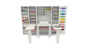 Ver imagem 3 de Armário Multifuncional Ateliê M3 Estação Scrapbox Vetorial Móveis