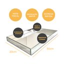 Ver imagem 2 de Bandeja Espelhada De Mesa Para Sala Jantar Bebidas Bar 30x20