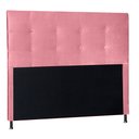 Ver imagem 3 de Kit Cabeceira e Calçadeira Baú Casal 1,40m Berlim Suede Rosa - Pallazio
