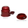Bebedouro + Tigela Comedouro Pet Sem Molhar Vermelho - 5