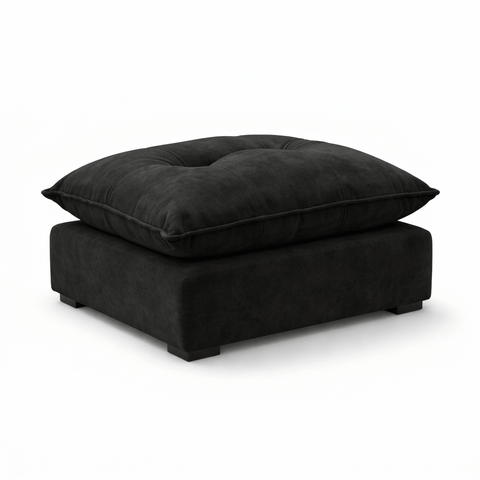 Cama Puff Pet Cachorro e Gato Puff Pet Super Macio e Confortável Suede:suede Preto
