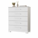 Ver imagem 2 de Cômoda para Quarto 5 Gavetas 82cm Cristina Branco