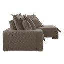 Ver imagem 5 de Sofá Retrátil e Reclinável 3 Lugares 250cm Veludo Zeus Yescasa