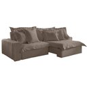 Ver imagem 6 de Sofá Retrátil e Reclinável 3 Lugares 250cm Veludo Zeus Yescasa