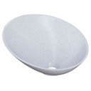 Ver imagem 1 de Cuba Pia para Banheiro Meia Lua 39cm Thaís C08 Branco Granit - Mpozenato